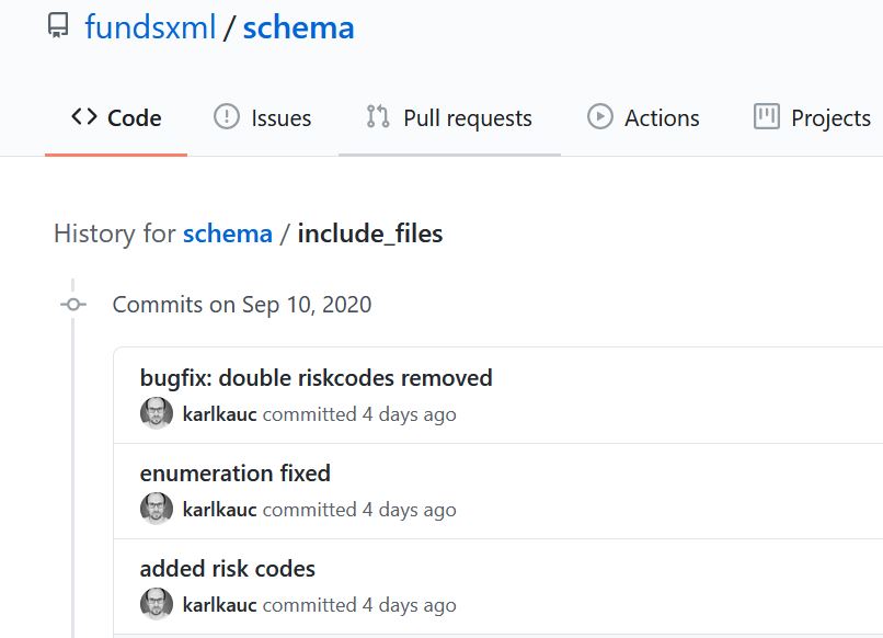 Explore FundsXML on GitHub